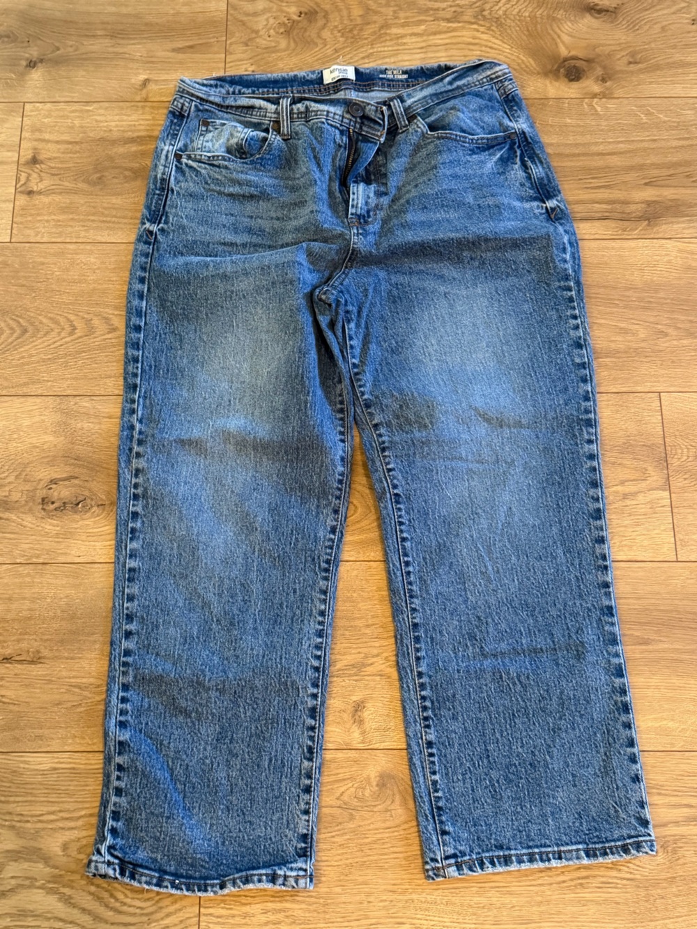Levi's Straight Fit Blue Denim Jeans